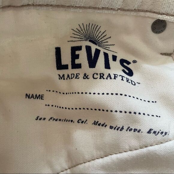 LEVI’S The Column Pant Jeans Summer Plaid White Style# 756450012 Size 29 - Picture 7 of 12